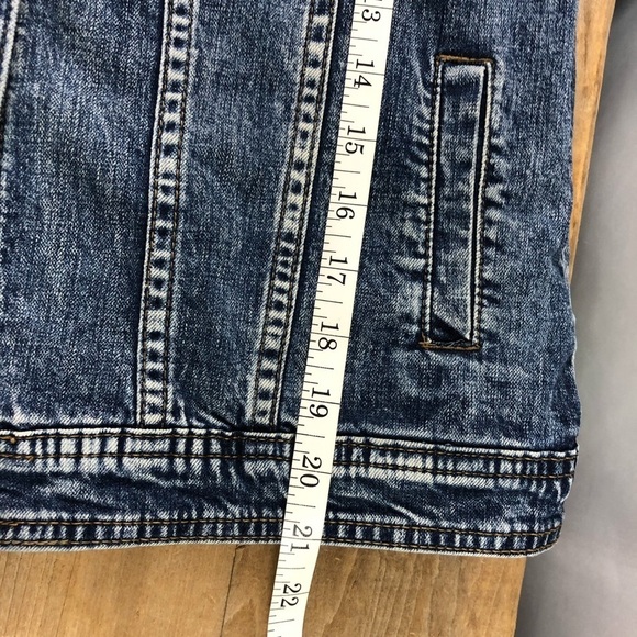 Buffalo David Bitton distressed denim jean jacket, XS - Picture 10 of 11